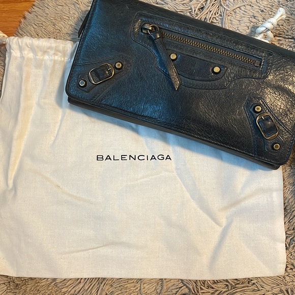 Balenciaga Leather continental wallet - Picture 4 of 4